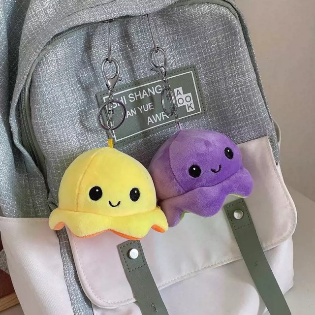 Soft High Quality Adorable Portable Octopus Plush Keychain Pendant