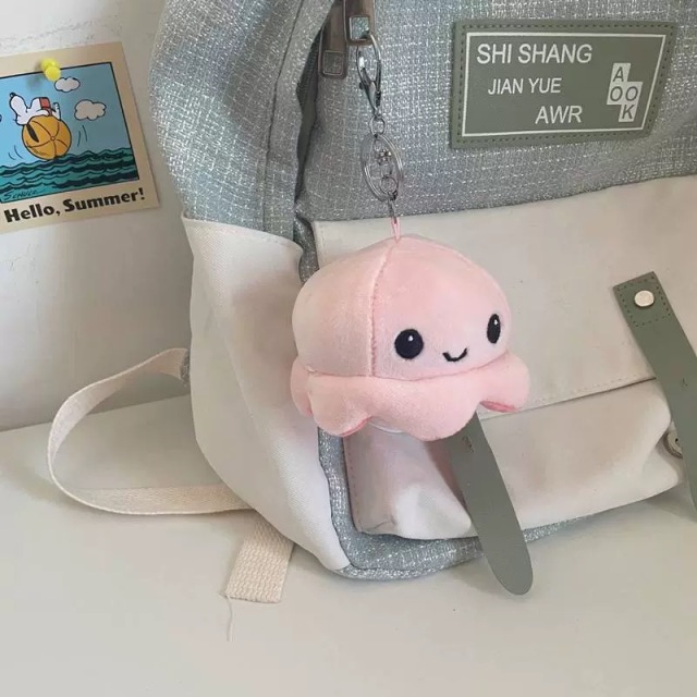 Soft High Quality Adorable Portable Octopus Plush Keychain Pendant