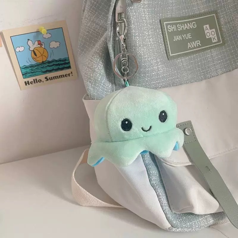 Soft High Quality Adorable Portable Octopus Plush Keychain Pendant