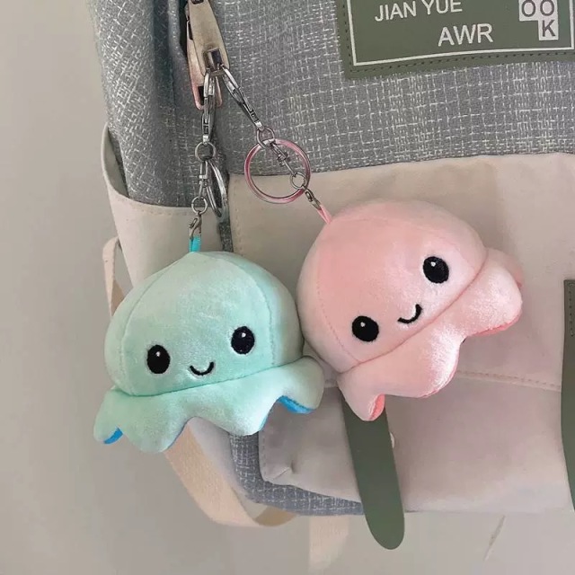 Soft High Quality Adorable Portable Octopus Plush Keychain Pendant