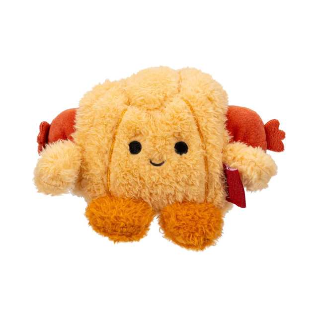 4.5-inch Food Series Tortilla Chip Jar of Nacho Cheese Pig in A Blanket Fan Finger Football Plush Keychain Pendant
