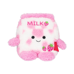 5-Pack Blueberry Muffin Coffee Toast Rainbow Jam Cereal Strawberry Milk Plush Keychain Pendant