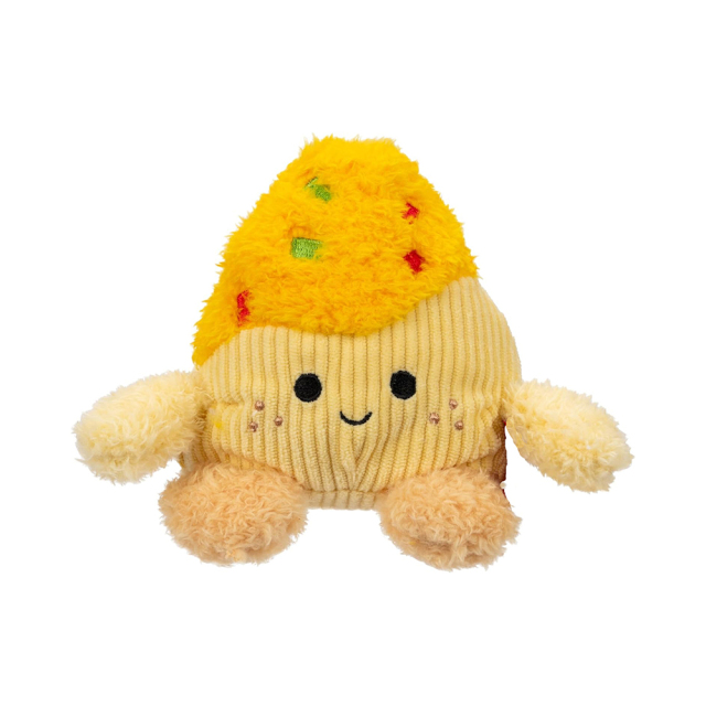 4.5-inch Food Series Tortilla Chip Jar of Nacho Cheese Pig in A Blanket Fan Finger Football Plush Keychain Pendant