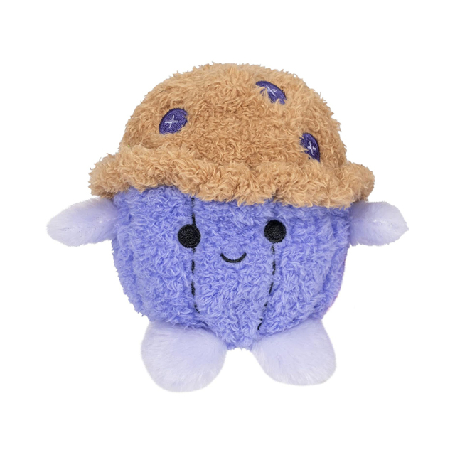5-Pack Blueberry Muffin Coffee Toast Rainbow Jam Cereal Strawberry Milk Plush Keychain Pendant