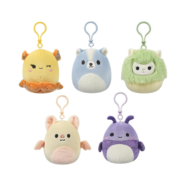 3.5" Stuffed Animal Toys Portable Cute Plush Keychain Pendant