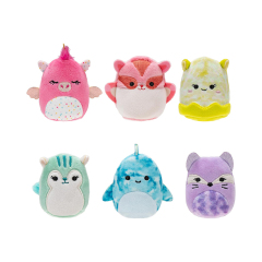 Multiclor Stylish Stuffed Animal Toys Portable Cute Plush Keychain Pendant