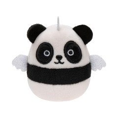 6Pcs Soft Stuffed Animal Toys Portable Cute Plush Keychain Pendant