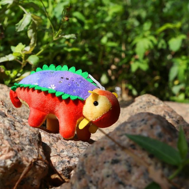 16 Pack Plush Dinosaurs Mini Dinosaur Figures Assortment Keychain Toy Soft Dino Stuffed Animal Pendant