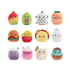 2-Inch Plush Toys Cute Multiple Stuffed Animals Keychain Pendants