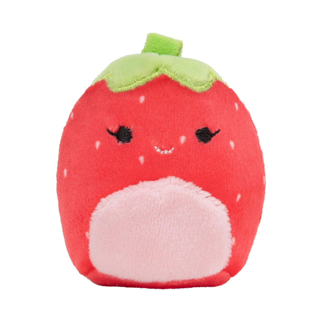 2" Soft Mini Plush Irresistibly Colorful Fruits Peach Pineapple Watermelon Keychain Plush Pendant