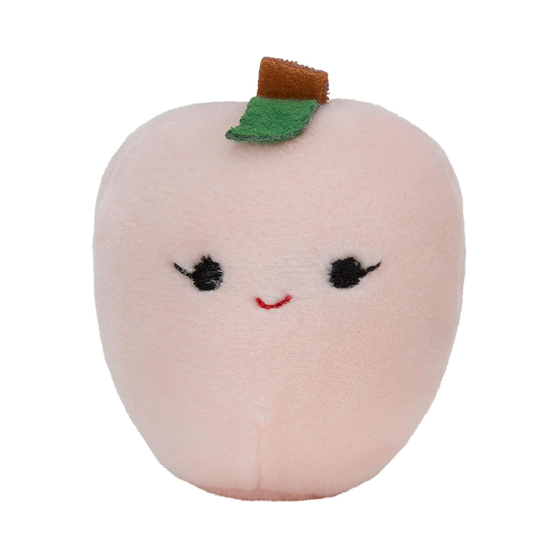 2" Soft Mini Plush Irresistibly Colorful Fruits Peach Pineapple Watermelon Keychain Plush Pendant
