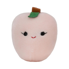 2" Soft Mini Plush Irresistibly Colorful Fruits Peach Pineapple Watermelon Keychain Plush Pendant
