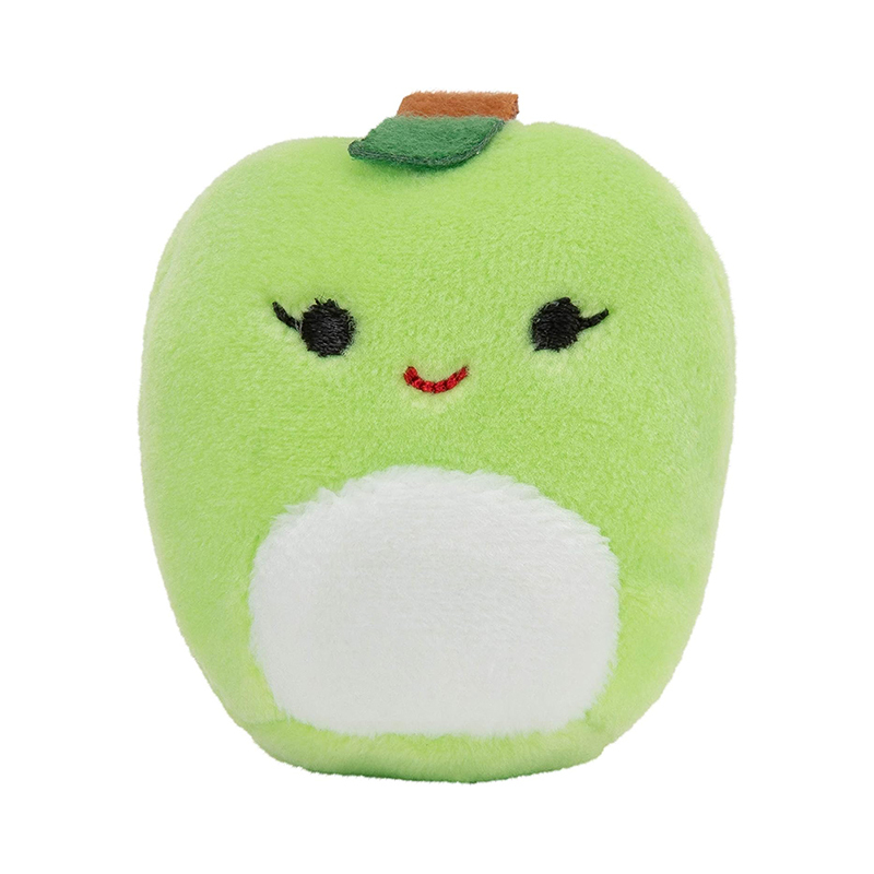 2" Soft Mini Plush Irresistibly Colorful Fruits Peach Pineapple Watermelon Keychain Plush Pendant