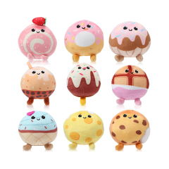 9 Pcs Mini Stuffed Keychains 3.15 Inch Small Plush Bulk Ornaments for Kids Birthday Party