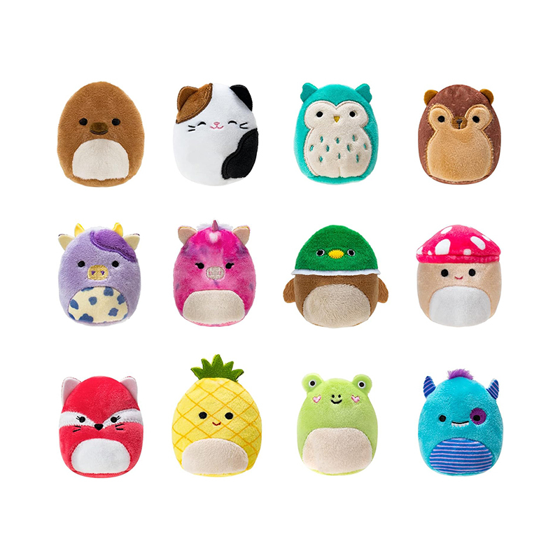 2" Stuffed Animals Keychain Cute Portable Plush Pendants