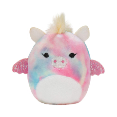 2” Rainbow Color Stuffed Animals Cute Plush Keychain Pendant