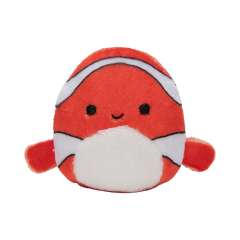 Six 2” Sea Animals Irresistebly soft Colorful Plush Mini Shark Otter Seahorse Stuffed Keychain