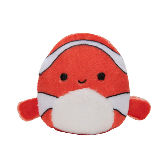 Six 2” Sea Animals Irresistebly soft Colorful Plush Mini Shark Otter Seahorse Stuffed Keychain