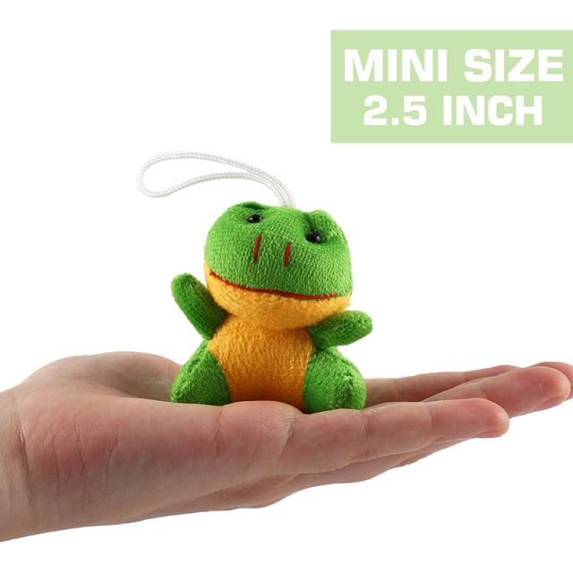 Mini Plush Animal Toy Set Cute Small Animals Plush Keychain Decoration