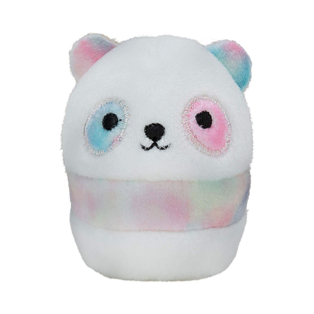 2” Rainbow Color Stuffed Animals Cute Plush Keychain Pendant