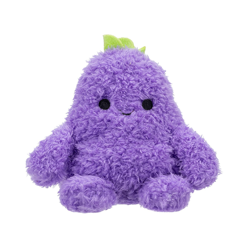 4.5-inch Plush 5-Pack Mushroom Radish Broccoli Corn Erinn Eggplant Stuffed Toys Plush Keychain