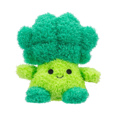 4.5-inch Plush 5-Pack Mushroom Radish Broccoli Corn Erinn Eggplant Stuffed Toys Plush Keychain