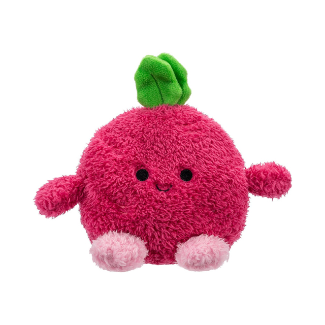 4.5-inch Plush 5-Pack Mushroom Radish Broccoli Corn Erinn Eggplant Stuffed Toys Plush Keychain
