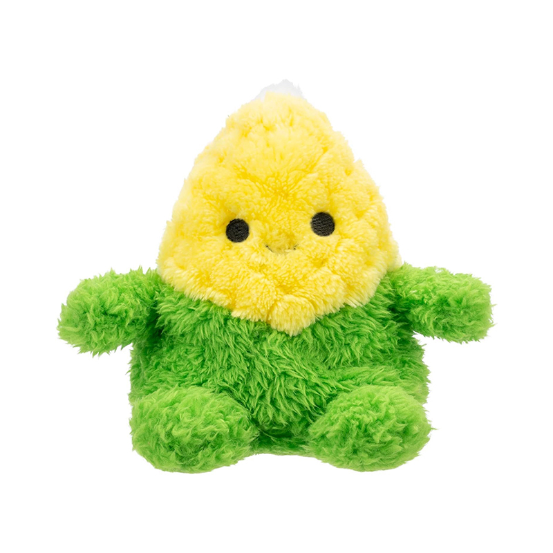 4.5-inch Plush 5-Pack Mushroom Radish Broccoli Corn Erinn Eggplant Stuffed Toys Plush Keychain