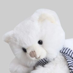 8" White Bear Stuffed Animal Plush Toy Best Gifts