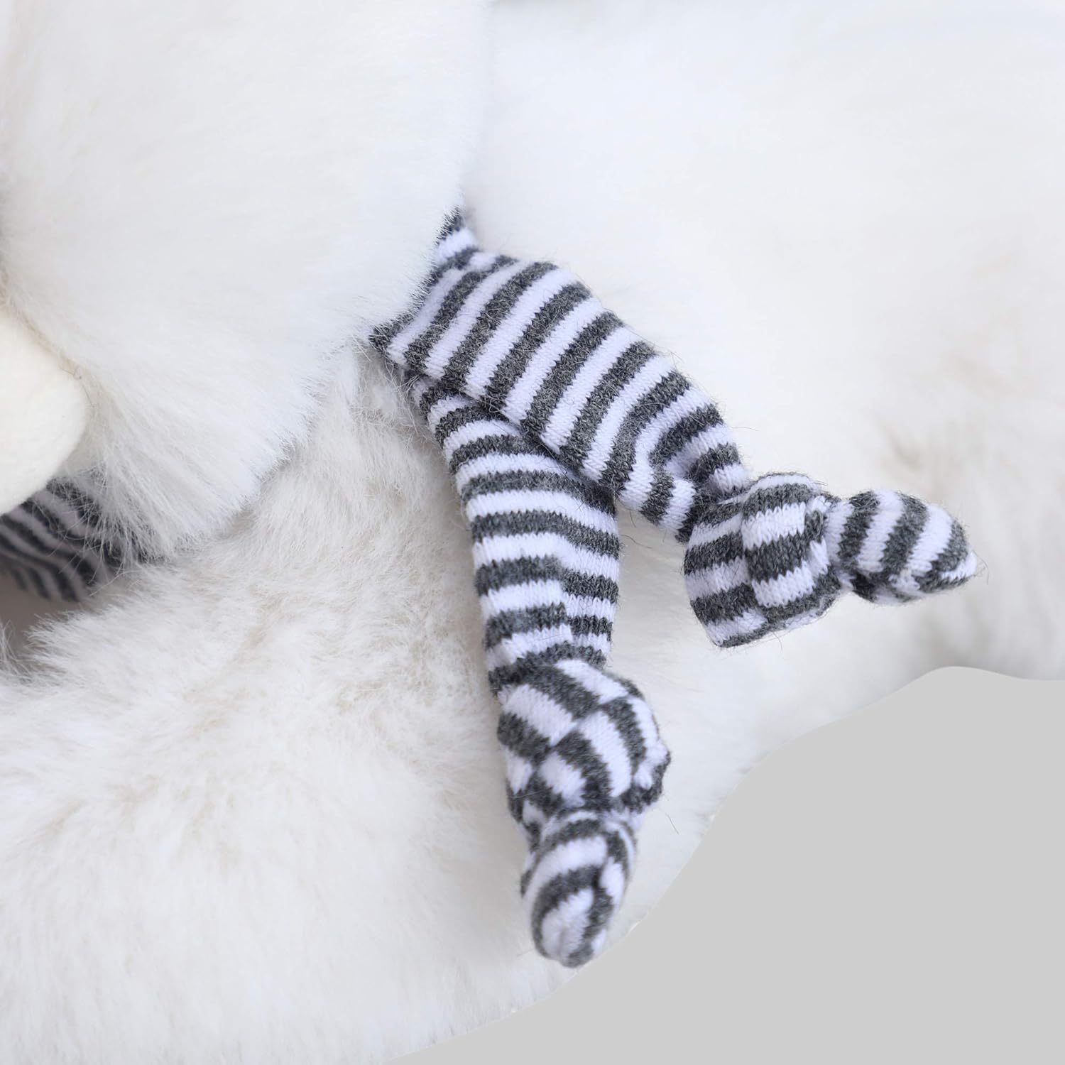 8" White Bear Stuffed Animal Plush Toy Best Gifts