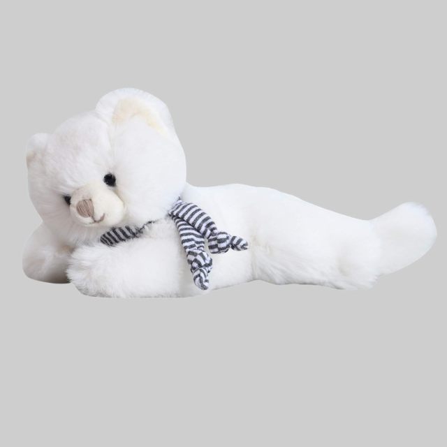 8" White Bear Stuffed Animal Plush Toy Best Gifts