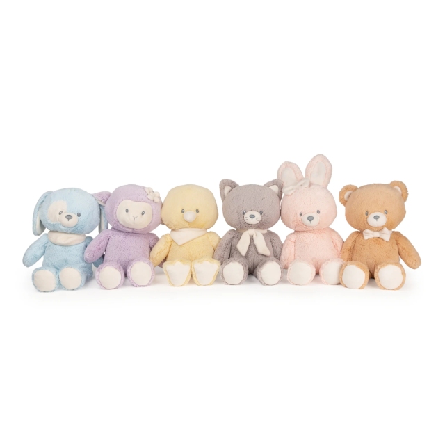 8.8" Sitting Easter Recycled Stuffed Animal Set Adorable Plush Toys Puppy Chick Bunny Bear Puppy Lamb