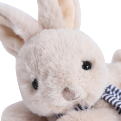 8" Beige Bunny Rabbit Stuffed Animal Plush Toy Best Gifts