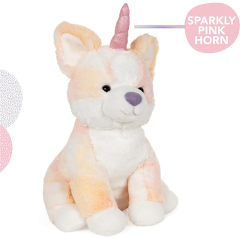 Corgi Puppy Caticorn Plush Toy Girls Valentine's Gifts Premium Stuffed Unicorn Cat Plushie