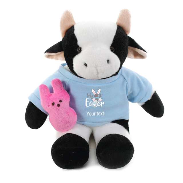 12" Duck Pig Lamb Cow Stuffed Animals Cute Easter Plush Toy