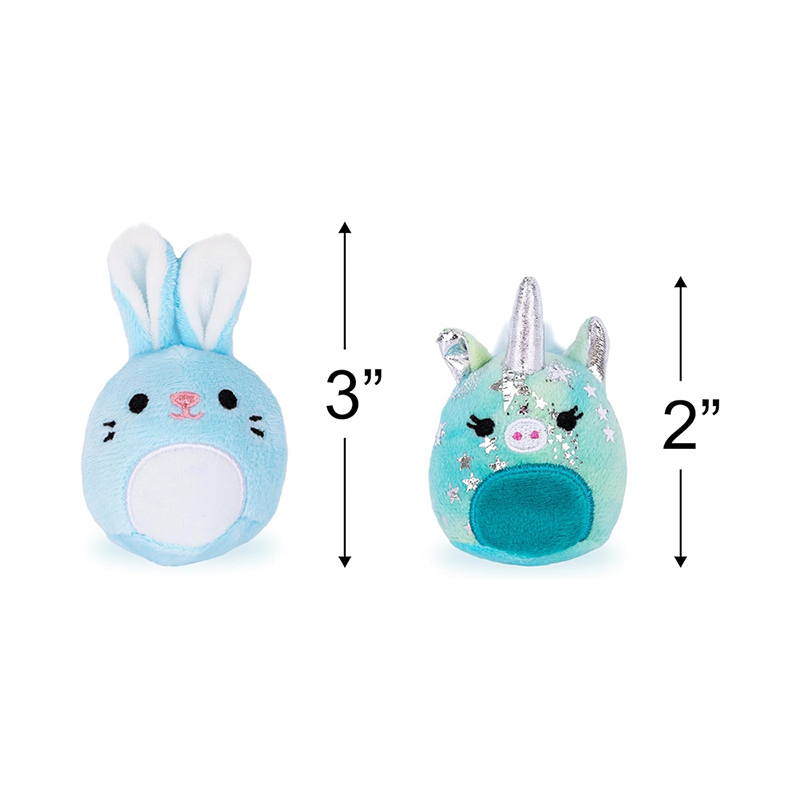 Easter Stuffed Animals Set of 6 Plush Easter Toys Chick, Bunny, Unicorn, and Lamb
