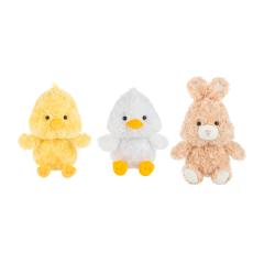 8" Easter Bunny and Chick Plush Toy Set