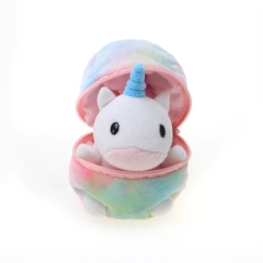 6 Inches Surprise Zip Up Egg Hideaway Easter Spring Inspired Gift Unicorn Lamb Bunny Chick Plush Toys