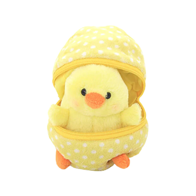 6 Inches Surprise Zip Up Egg Hideaway Easter Spring Inspired Gift Unicorn Lamb Bunny Chick Plush Toys