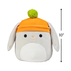 10-Inch Valentina The Grey Bunny Easter Plush - Official Jazwares - Collectible Cute Soft & Squishy Bunny Stuffed Animal Toy