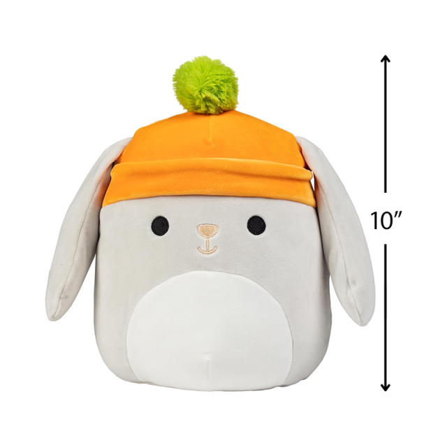 10-Inch Valentina The Grey Bunny Easter Plush - Official Jazwares - Collectible Cute Soft & Squishy Bunny Stuffed Animal Toy