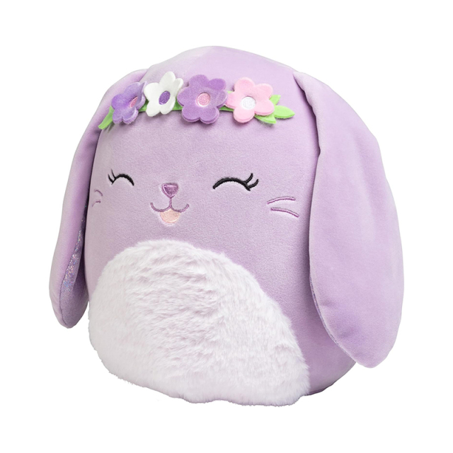 10-Inch Purple Easter Plush Cute Soft Squishy Bunny Stuffed Animal Toy