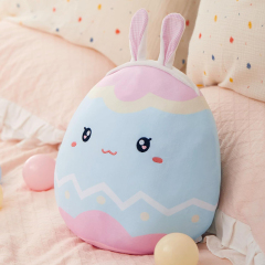15" Huggable Easter Egg Plush Pillow with Cute Bunny Ears