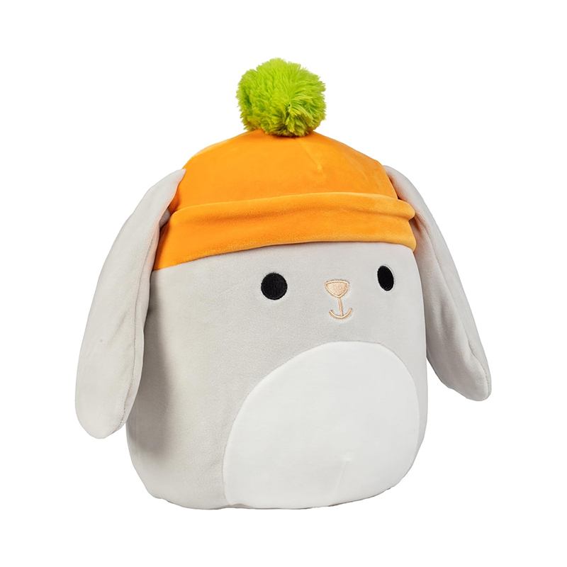 10-Inch Valentina The Grey Bunny Easter Plush - Official Jazwares - Collectible Cute Soft & Squishy Bunny Stuffed Animal Toy