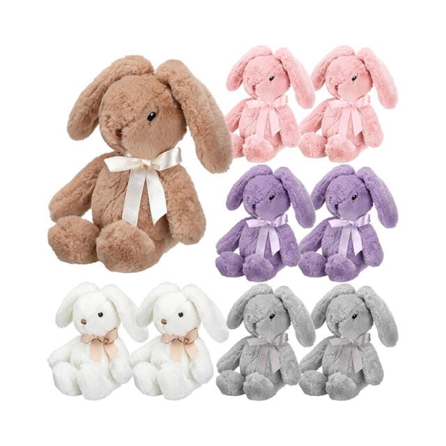 12 Inch Easter Bunny Stuffed Animal Cute Soft Rabbit Plush Toy