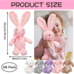12 Inch Easter Bunny Stuffed Animal Cute Soft Rabbit Plush Toy