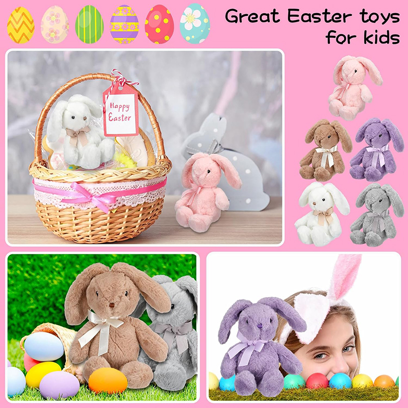 12 Inch Easter Bunny Stuffed Animal Cute Soft Rabbit Plush Toy