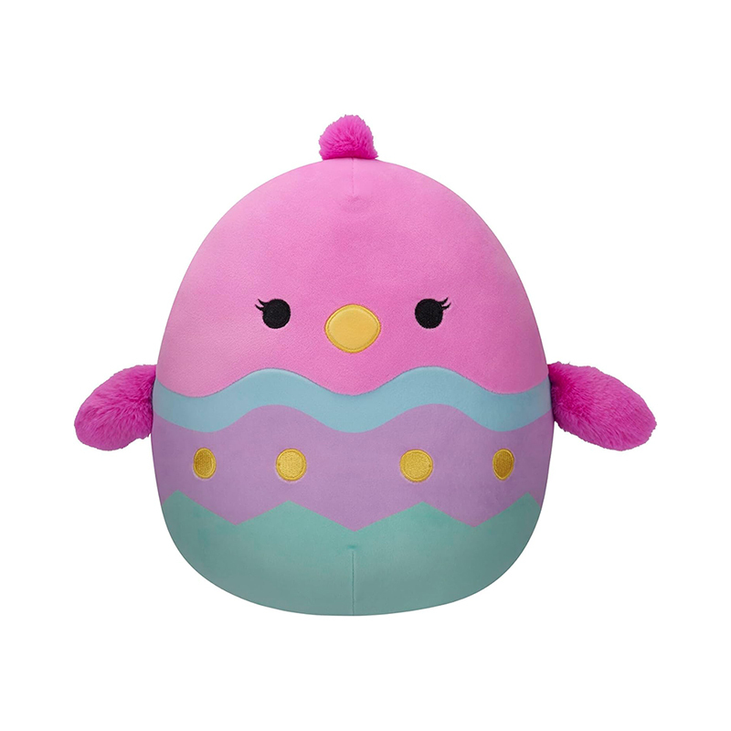 8-Inch Pink Chick Easter Egg Plush Toy Adorable Stuffed Animal