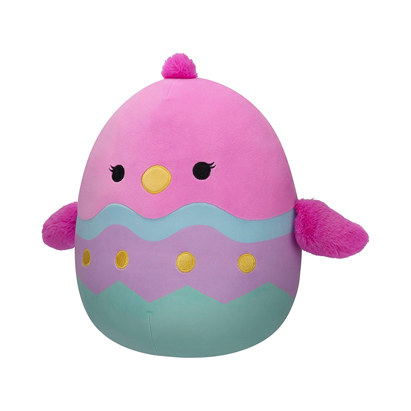 8-Inch Pink Chick Easter Egg Plush Toy Adorable Stuffed Animal