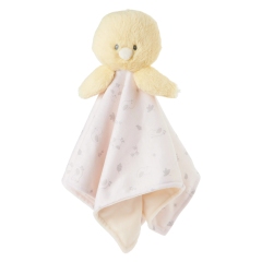 10" Recycled Duckling Plush Baby Security Blanket